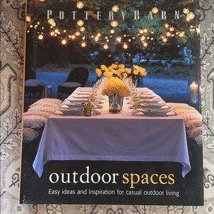 Pottery Barn Outdoor Spaces hardcover book  3/$25